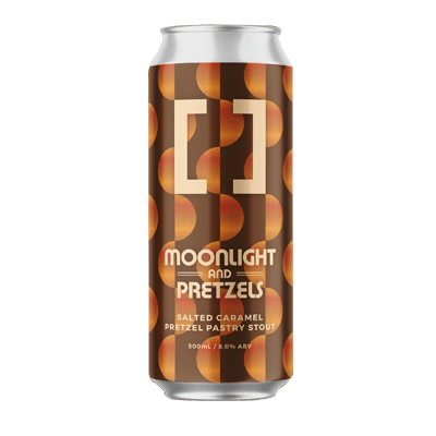 Working Title Moonlight & Pretzels Salted Caramel Pretzel Pastry Stout 500ml Can Craft Beer Newstead Brewing