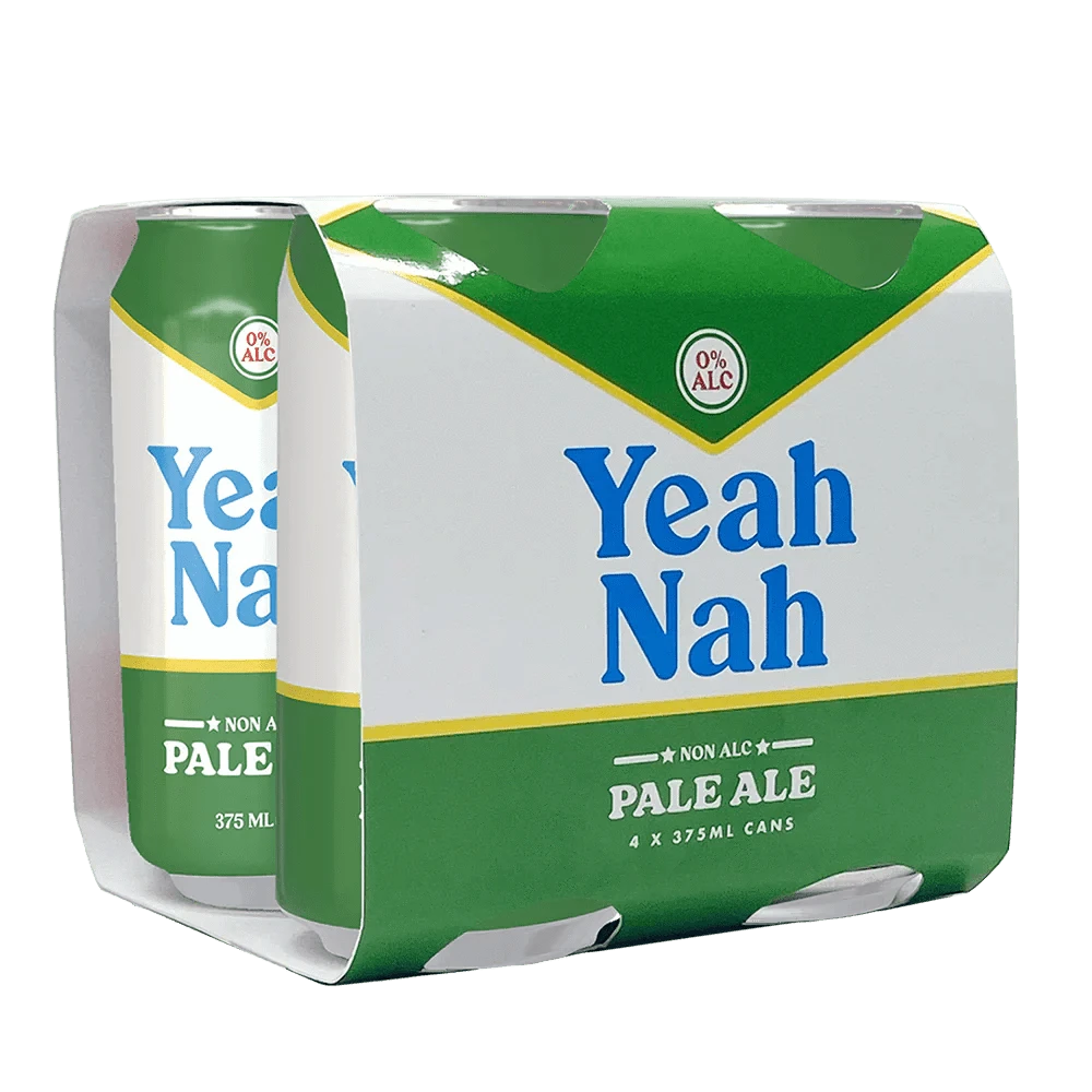 Yeah Nah Alcohol Free Pale Ale Pack of 4 Sans Drinks Bundle Yeah Nah Beer