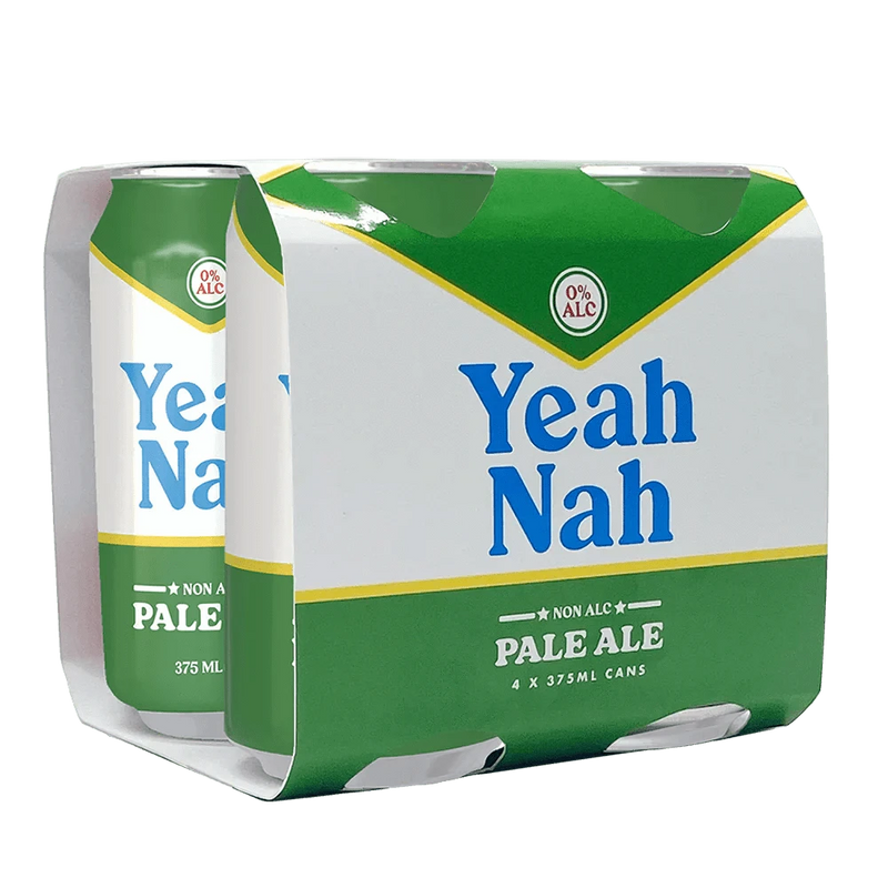 Yeah Nah Alcohol Free Pale Ale Pack of 4 Sans Drinks Bundle Yeah Nah Beer