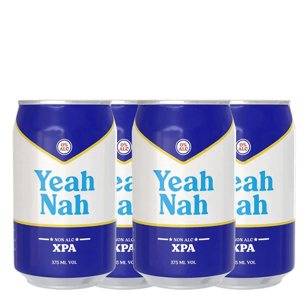 Yeah Nah Non Alcoholic XPA Pack of 4 Sans Drinks Bundle Yeah Nah Beer