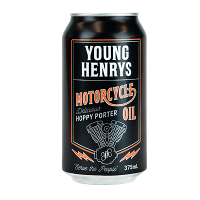 Young Henrys Motorcycle Oil Porter 375ml Can Craft Beer Young Henrys