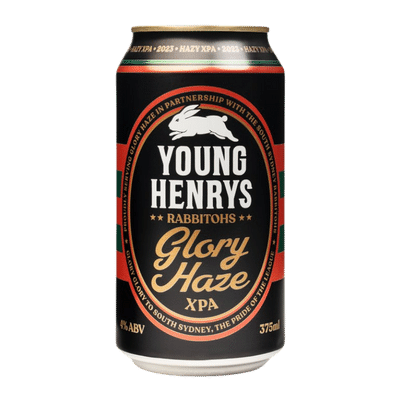 Young Henrys Rabbitohs Glory Haze XPA 375ml Can Craft Beer Young Henrys