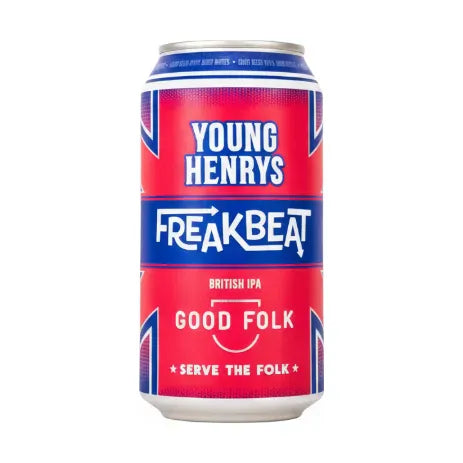 Young Henrys x Good Folk Freakbeat British IPA 375ml Can Craft Beer Young Henrys