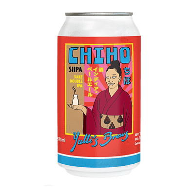 Yulli's Chiho Sake IIPA 375ml Can Craft Beer Yulli's Brews