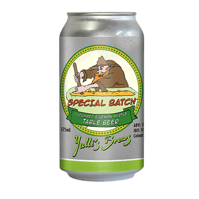 Yulli's Cucumber & Lemon Myrtle Table Beer 375ml Can Craft Beer Yulli's Brews
