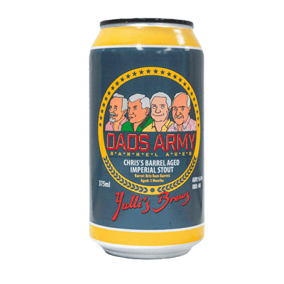 Yulli's Dads Army Chris's Brix Rum Barrel Aged Imperial Stout 375ml Can Craft Beer Yulli's Brews