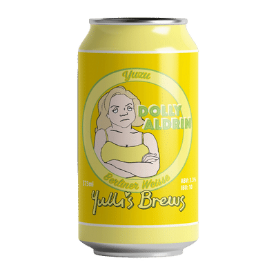 Yulli's Dolly Adrin Yuzu Berliner Weisse 375ml Can Craft Beer Yulli's Brews