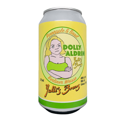 Yulli's Dolly Aldrin Pineapple & Basil Berliner Weisse Craft Beer Yulli's Brews