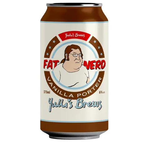 Yulli's Fat Nerd Vanilla Porter 375ml Can Single Craft Beer Yulli's Brews