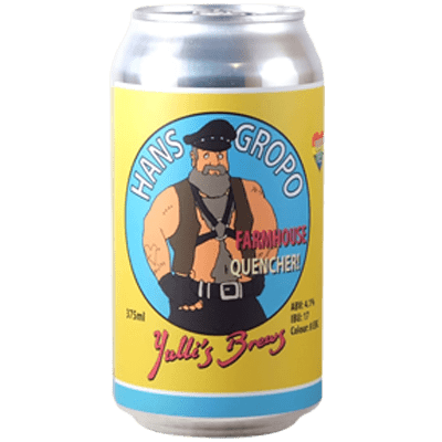 Yulli's Hans Gropo Farmhouse Quencher! Craft Beer Yulli's Brews