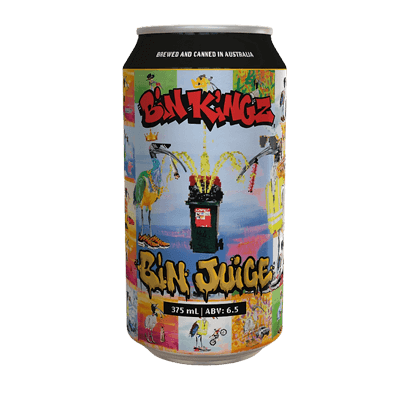 Yulli's/Scott Marsh Collaboration Bin Kingz Bin Juice Hazy IPA 375ml Can Craft Beer Yulli's Brews