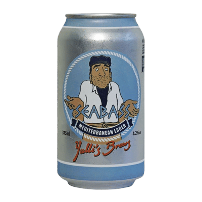 Yulli's Seabass Mediterranean Lager Craft Beer Yulli's Brews