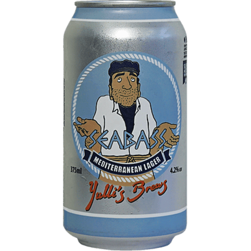 Yulli's Seabass Mediterranean Lager Single Craft Beer Yulli's Brews
