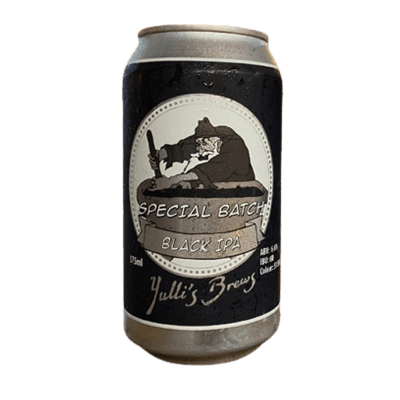 Yulli's Special Batch Black IPA 375ml Can Craft Beer Yulli's Brews